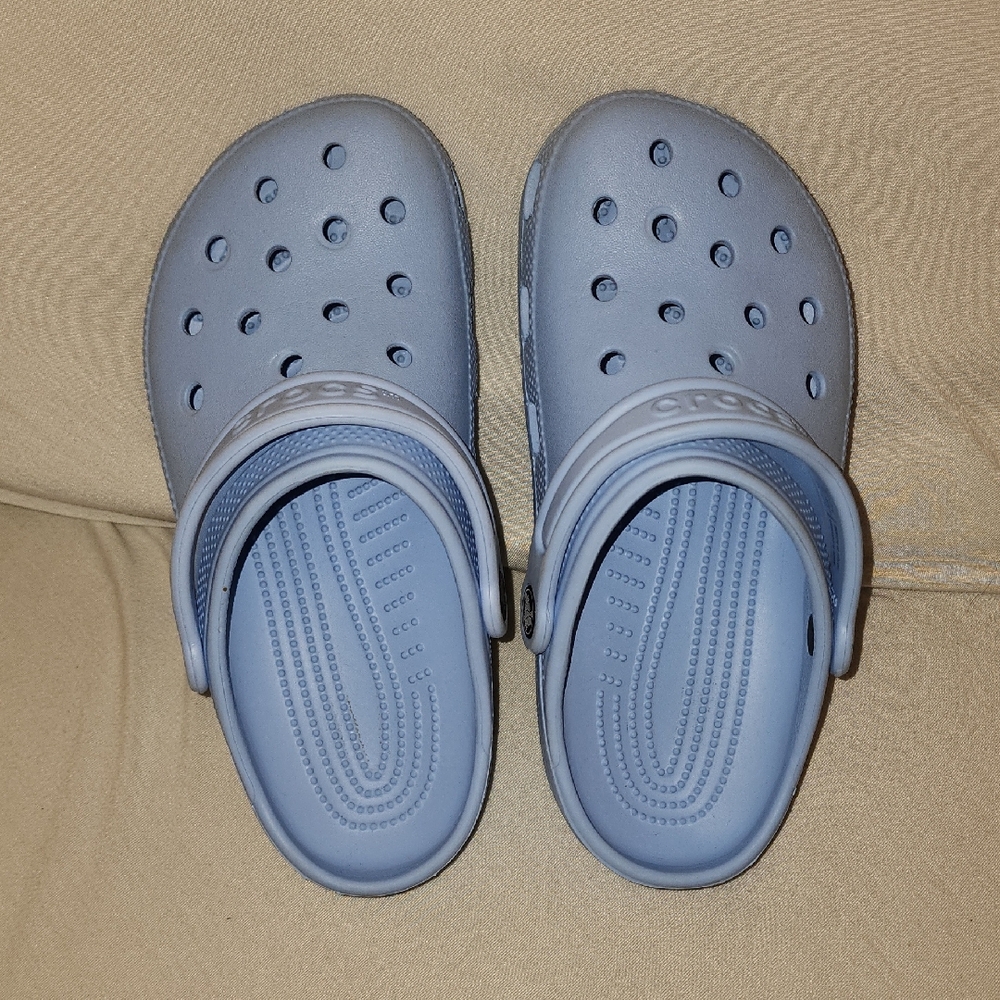 CROCS Kids Sandals - Sky Blue Size 3 Like NEW